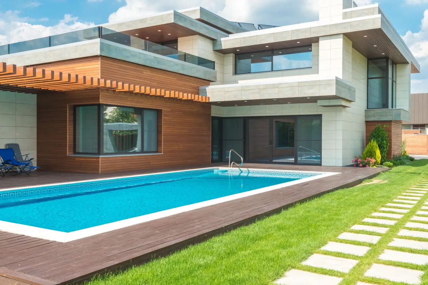 Swimming pool built in Mayfield, NSW